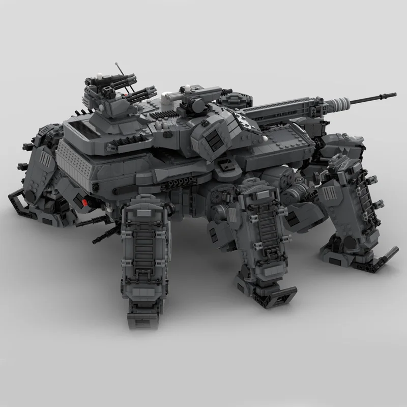 5035 ELEMENTÓW MOC Kreatywny Duży Ciężki Czołg Technologiczny Modułowy Model z Klocków dla Dzieci Zestaw do Samodzielnego Montażu Zabawka Ekspozycyjna Prezent na Boże Narodzenie