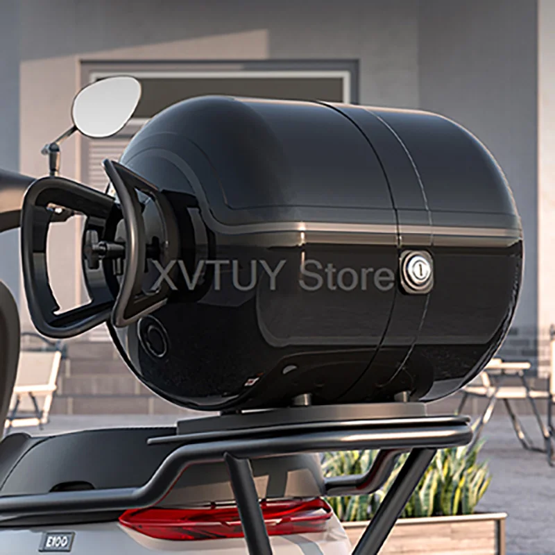 

ABS Motorcycle Rear Top Box Waterproof Tail Box Electric Vehicle Luggage Case E-ScooterStorage Trunk for Motorcycles Accessories