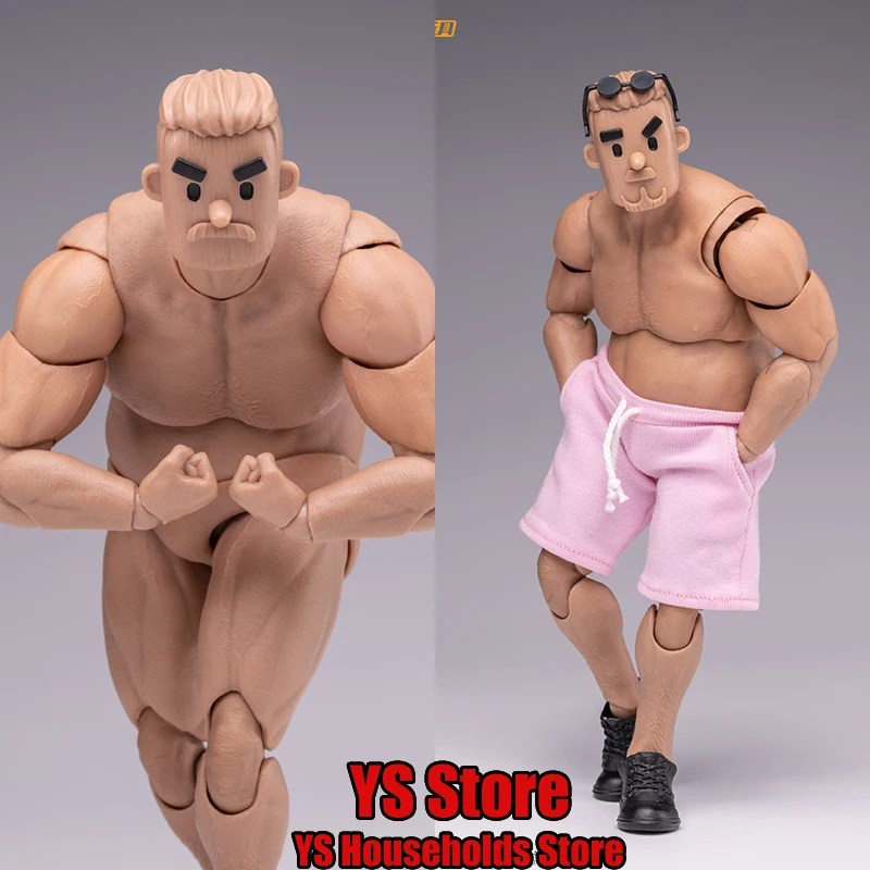 

Gianthead Original NOTTAA TOYS 1/12 Movable Middle-age Square Head Figure Body Big Belly Soldier Model Toys Accessory For 6" Toy