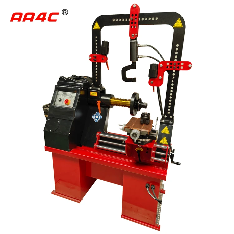 AA4C  Rim Repair Machine Rim Straightening Machine with 3 Jacks Full Teeth  Alloy Wheel Straightening Machine  AA-RSM595-F3