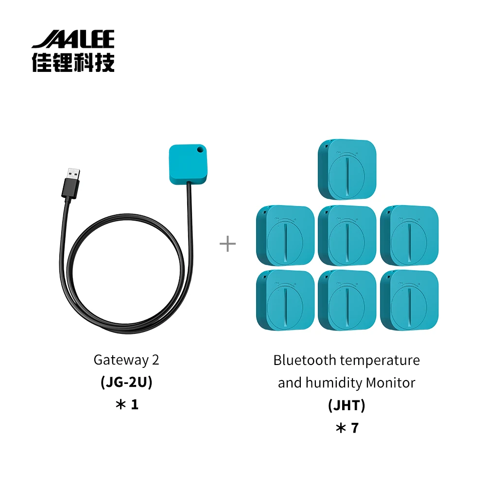 

JAALEE JHT Water-Resistant Indoor/Outdoor Temperature/Humidity/Dewpoint/VPD Smart Sensor Thermometer/Hygrometer Logger Export