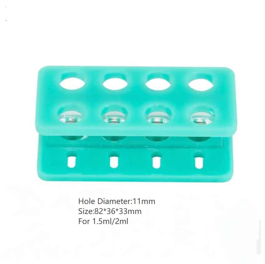 Magnetic Separation Rack Embedded Magnets Stripe for Laboratory Purification Sample,for 2ml/15ml/50mL Centrifuge Tube,1pcs