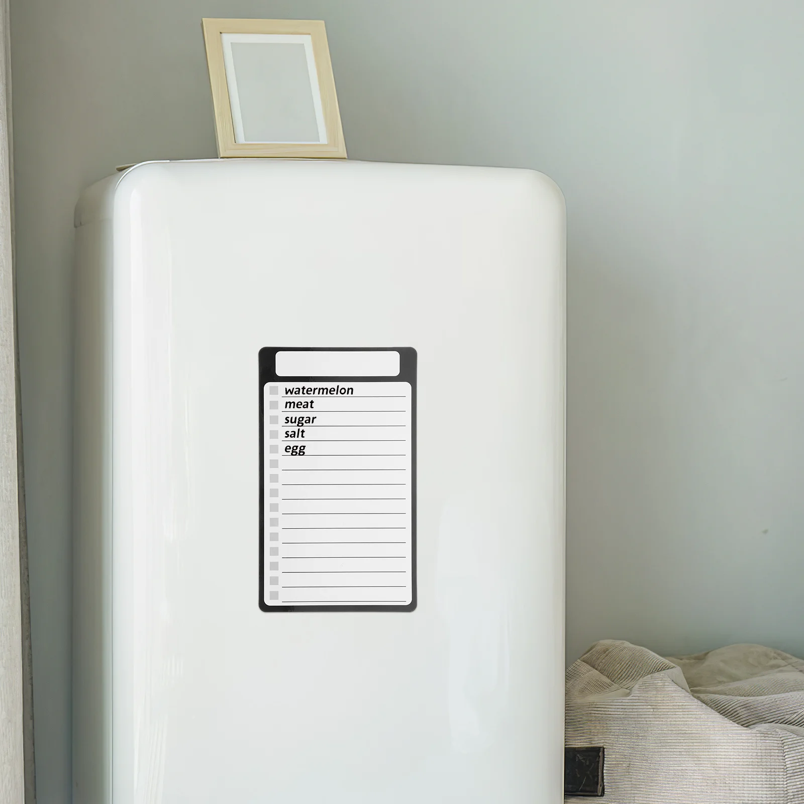 냉장고용 스타일리시 자석 메모장 부드러운 필기 경험 강력한 자석 뒷면 일정표 및 메모에 이상적 냉장고에 부착 가능