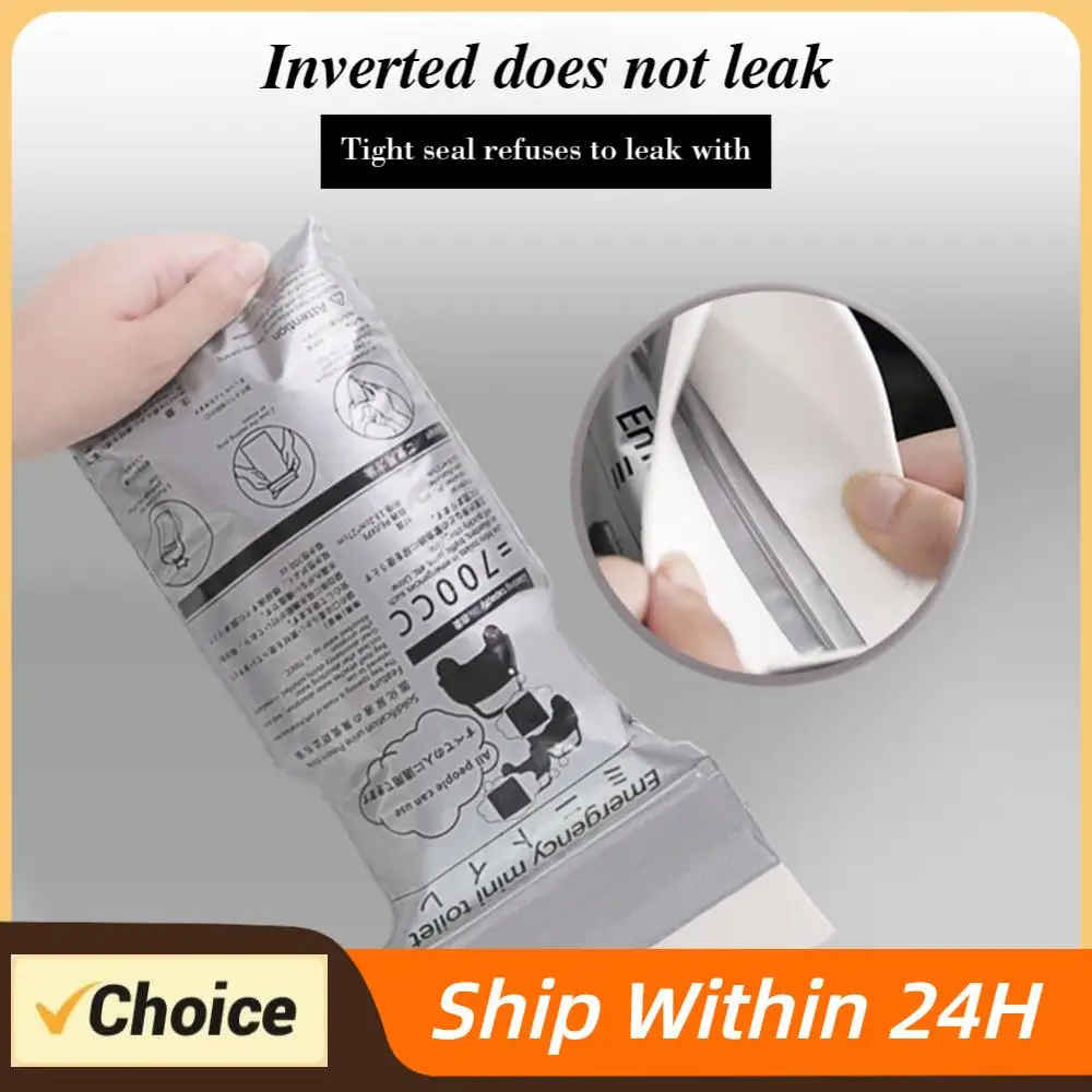 Outdoor Emergency Urinate Bags 700ml Disposable Piss Bags Travel Mini Mobile Toilet Portable Urinal Bag for Baby Women Men