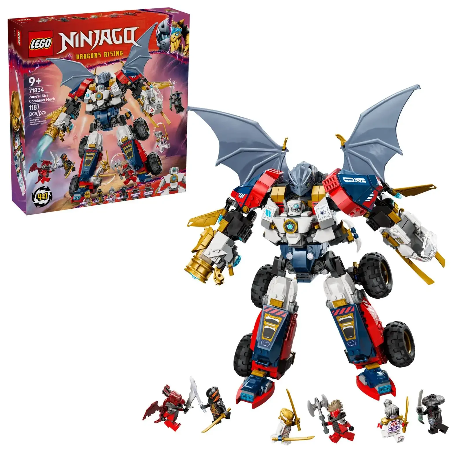 LEGO ® Conjunto de brinquedos Mech Ultra Combiner de Zane da