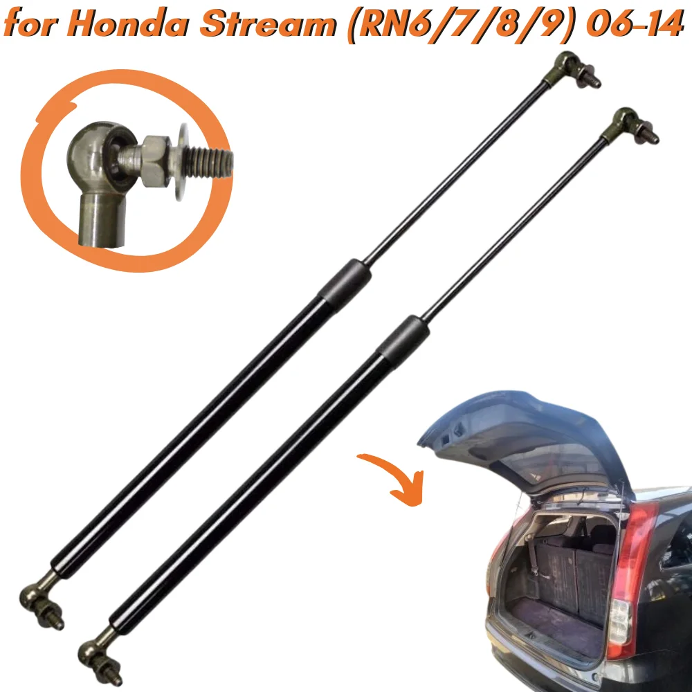 

Qty(2) Trunk Struts for Honda Stream (RN6/7/8/9) Station Wagon 2006-2014 Rear Tailgate Boot Lift Supports Gas Springs Shocks