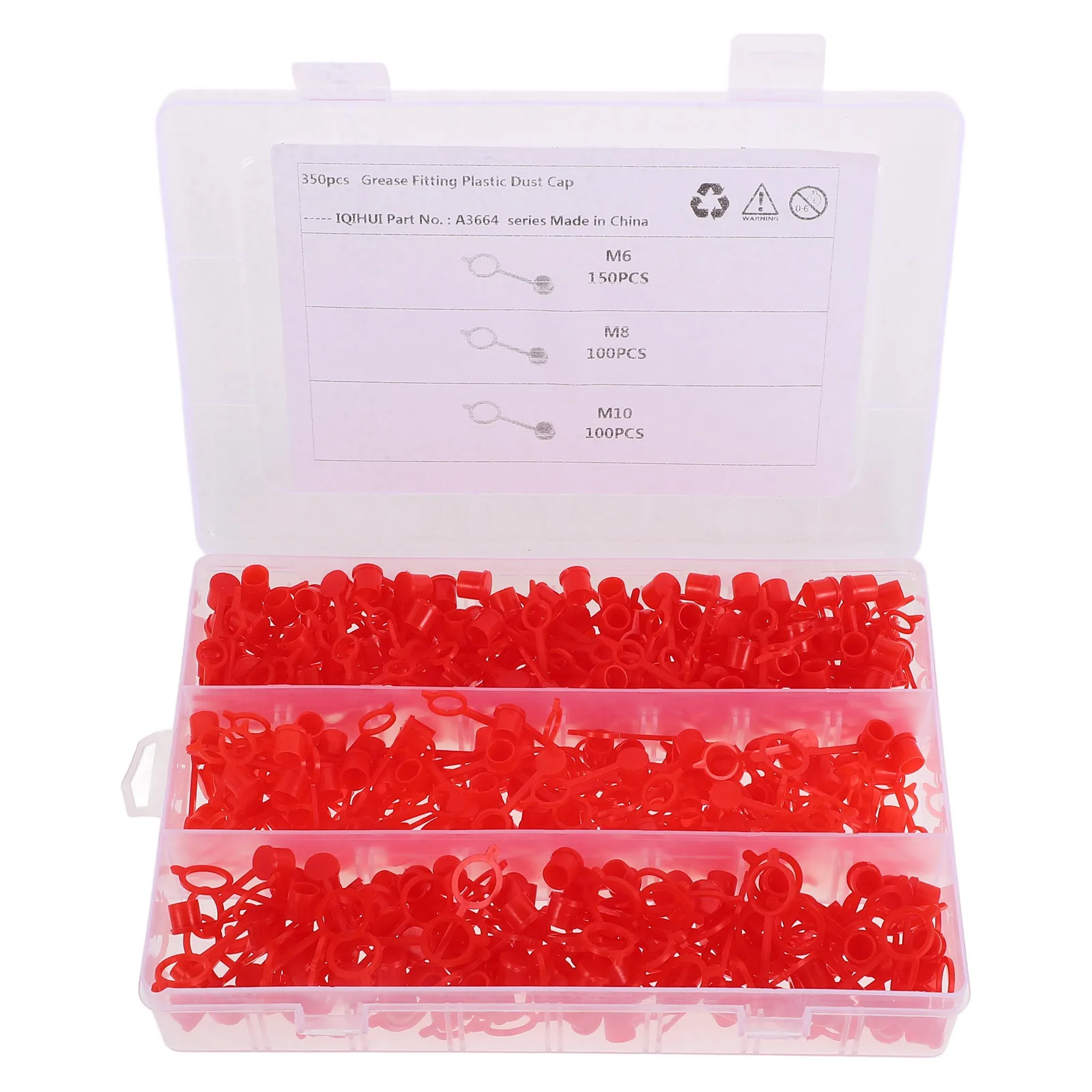 

350pcs Oil Zerk Fitting Caps Red Rubber Grease Covers For Trailer Bearing Brake Hydraulic Coupler Motorcycle Engine Protection