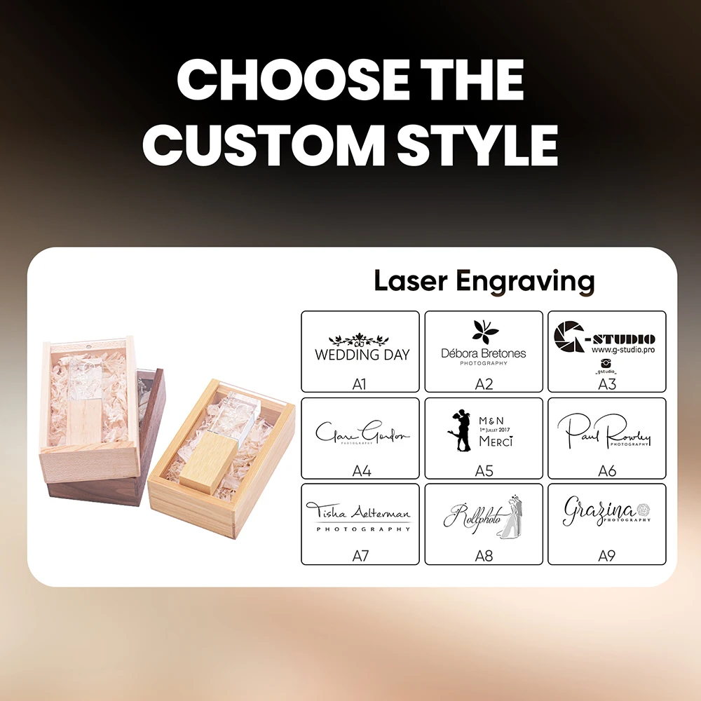 Fashion Crystal USB Flash Drive 128GB Free Custom Logo Memory Stick 64GB Color Printing Box & Pen Drive 32GB 16GB Wedding Gift