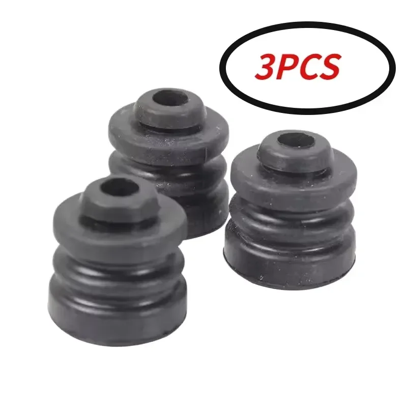 for AC Compressor 3pcs Anti Vibration Rubber Mounts Shock Absorbing Pads Repair Replacement Parts Reduce Noise Stable