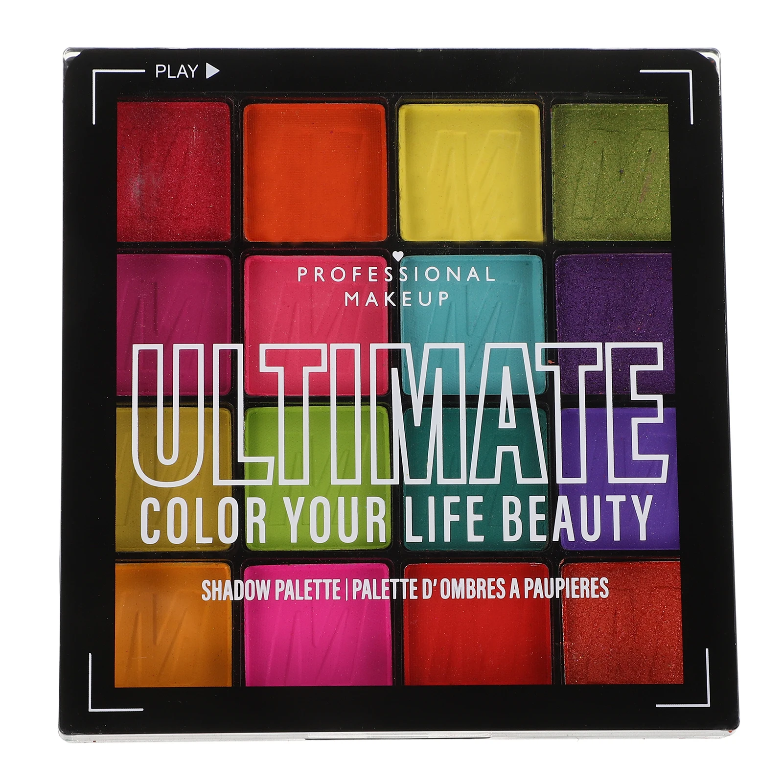 

Eyeshadow Palette 16 Color Matte Glitter Waterproof Longlasting Festival Halloween Face Paint Body Art Student Makeup