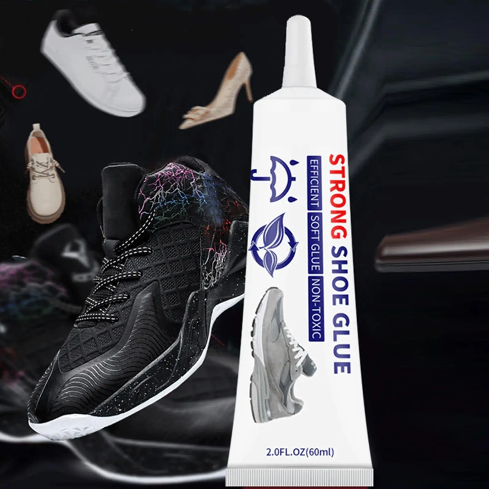 Sports Shoe Repair Strong Flexible Wear-resistant Sealing Repair Agent for Sneakers Leather Shoes Bonding Fixing Glue