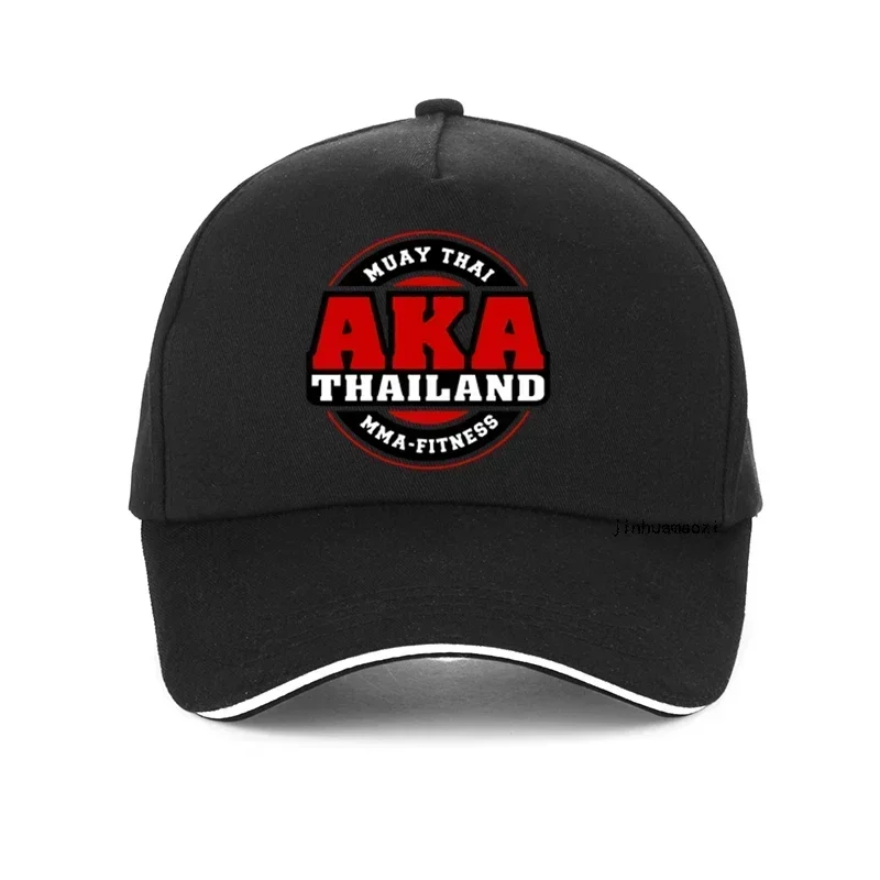 

Aka Thailand Gym Logo Muay Thai Mma Kick Boxing Men'S Baseball Cap Summer GYM Healthy Life Style Sports Snapback Hat Gorras
