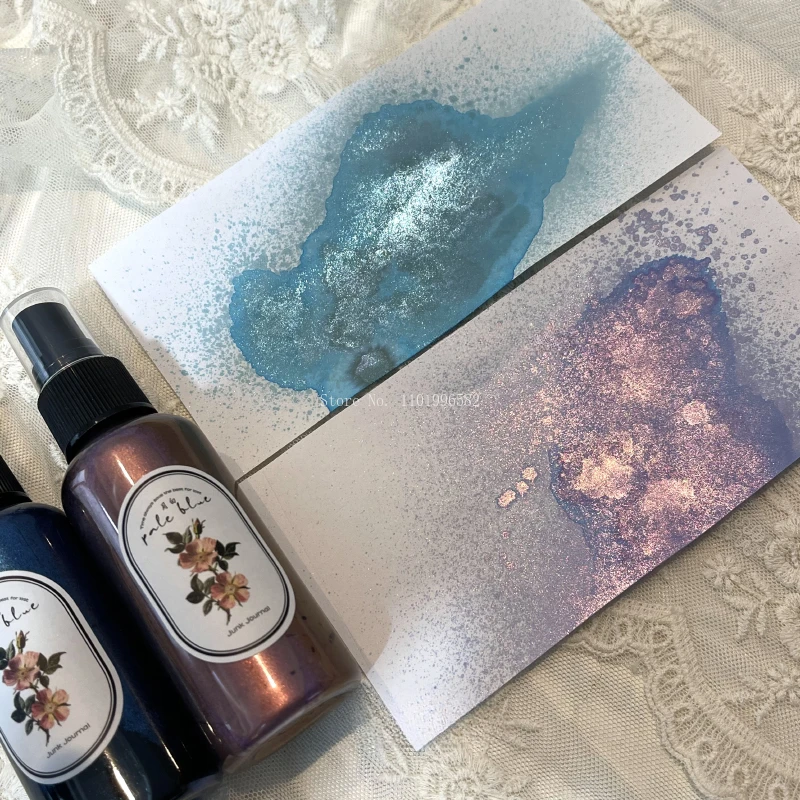 30 ml/butelka Magazyn artystyczny Ręczne księgi Domowy materiał Perłowy pigment w sprayu Koperta Kartka okolicznościowa Materiały dekoracyjne