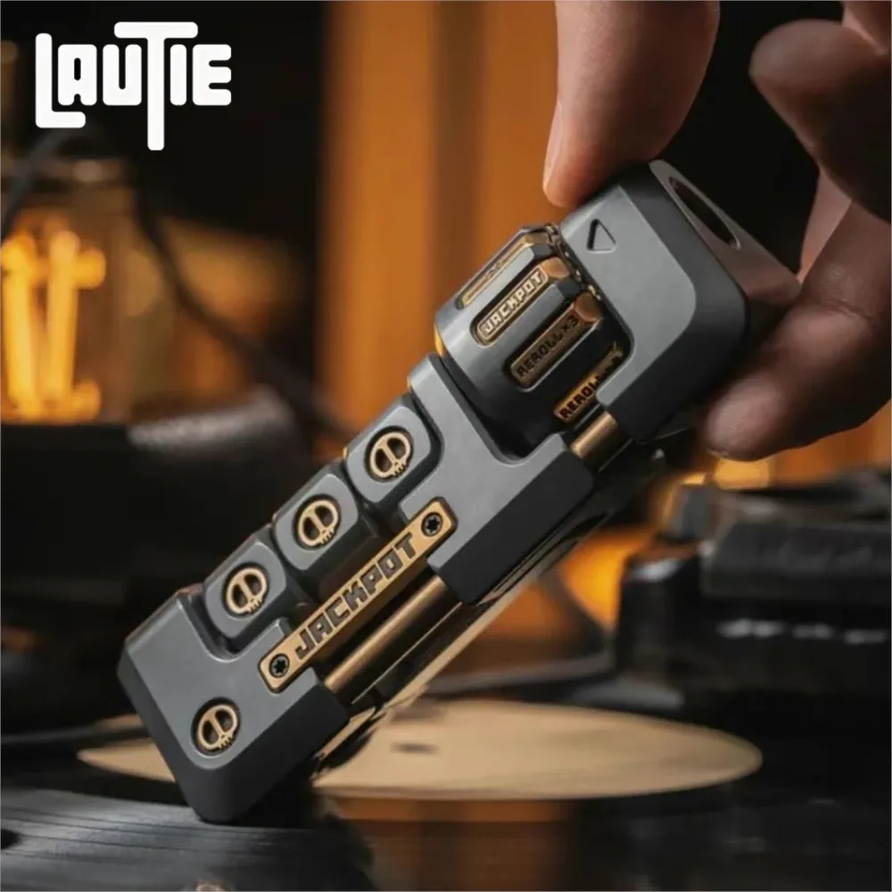 LAUTIE Jackpot 2.0 Schreibset 2099-Serie Zirkonium Messing Fidget Spinner Erwachsene Büro Schreibtischzubehör Originaldesign