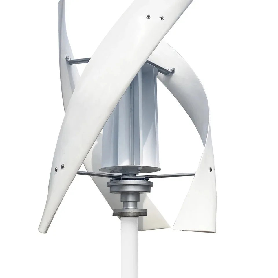 3000W Vertical Axis Wind Turbine 48v Alternative Energy Generator 220v AC Output Household Complete Kit with Controller