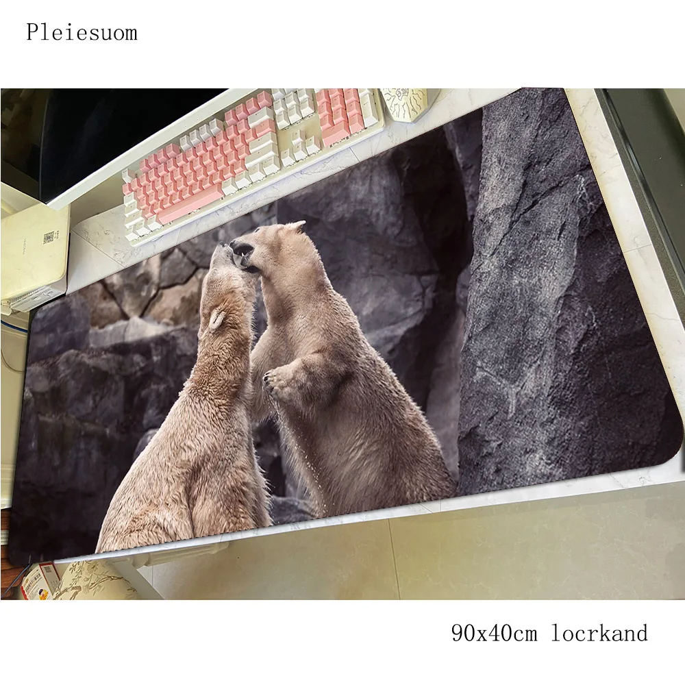 Polar Bear mousepad Colourful gaming mouse pad 90x40cm computer gamer accessories large mat Birthday laptop desk protector pads