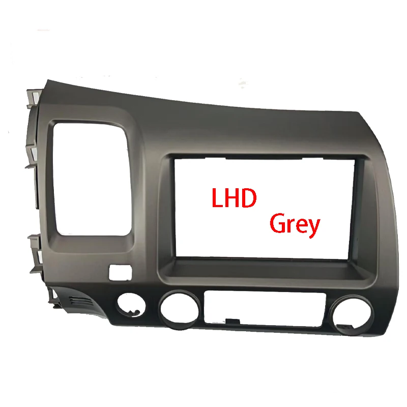7 Inch Car Radio Fascia for Honda Civic 2006-2011 Stereo Double Din Dvd Frame Install Face Panel Dash