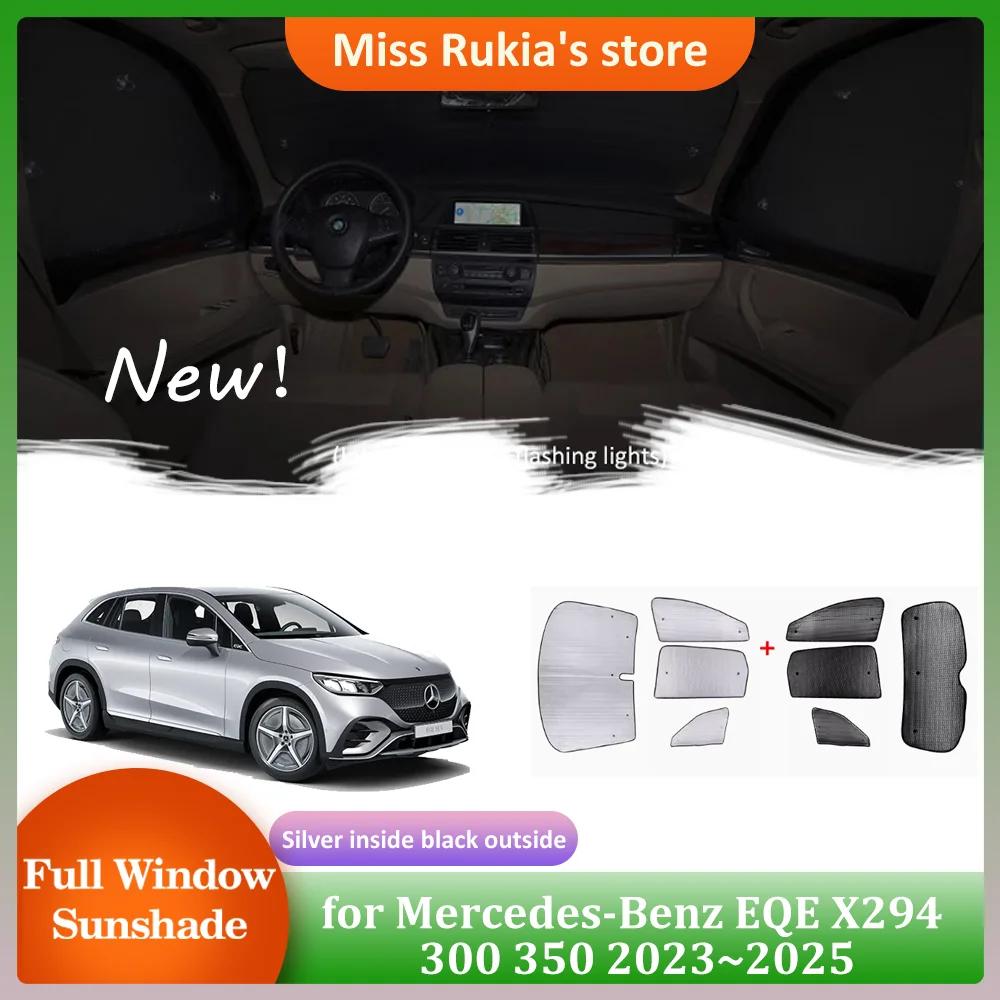 

Автомобильные солнцезащитные козырьки для Mercedes-Benz EQE X294 300 350 2023 ~ 2025, солнцезащитный козырек на крыше, занавеска на лобовое стекло, аксессуары для крыши
