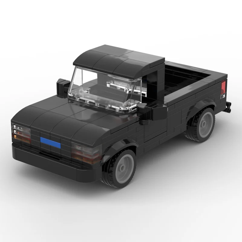 City Car Model MOC Building Bricks High-Performance Pickup Truck Modular Technology Children Holiday Gifts Assemble Toys Suit