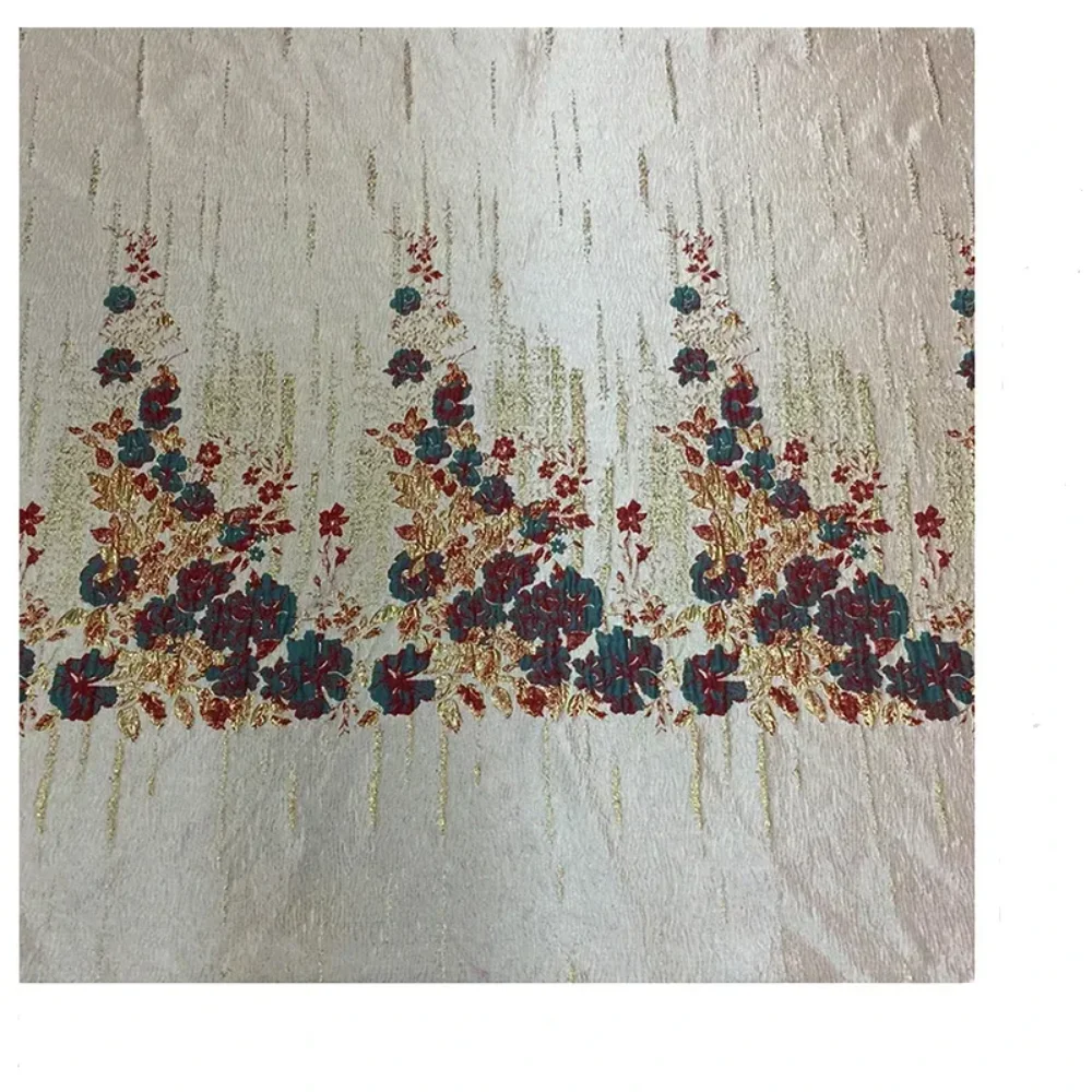 

Жаккардовая ткань Европейский бренд Модный дизайн Haute Couture Cheongsam Платье Одежда Оптовая продажа для шитья по метрам Diy