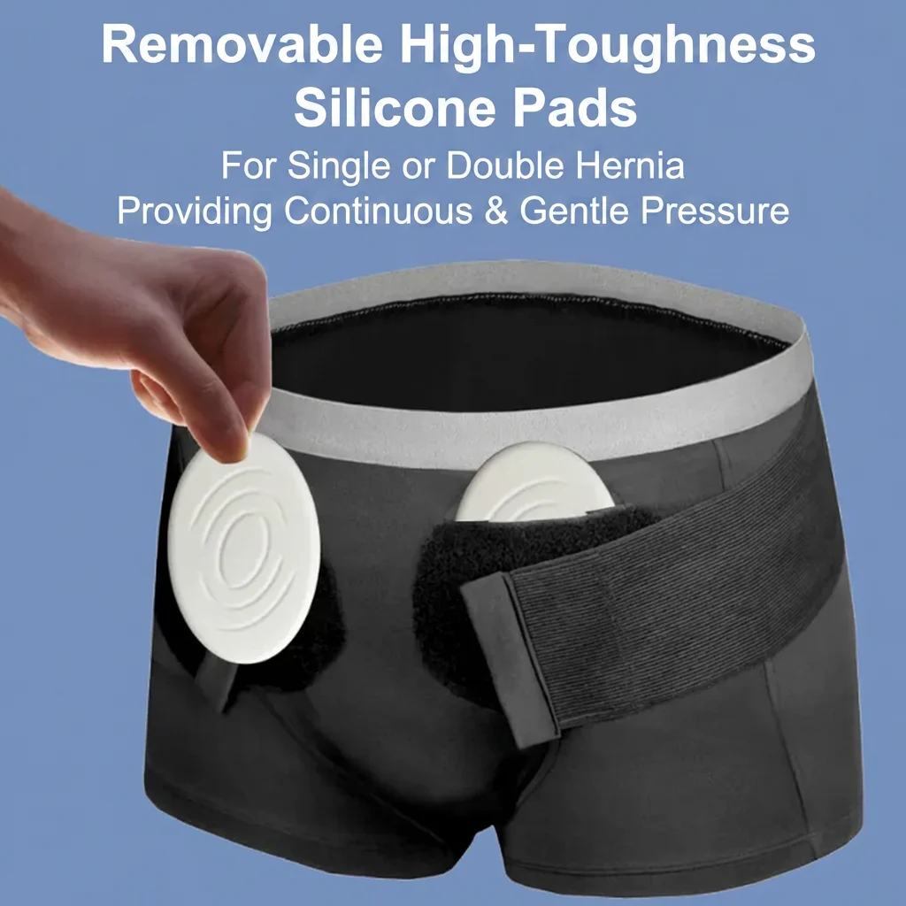 

Nursing Care Inguinal Hernia Fixation Belt, Suitable for Middle-aged and Elderly Adults, Men and Women, Rehabilitation and Nursi