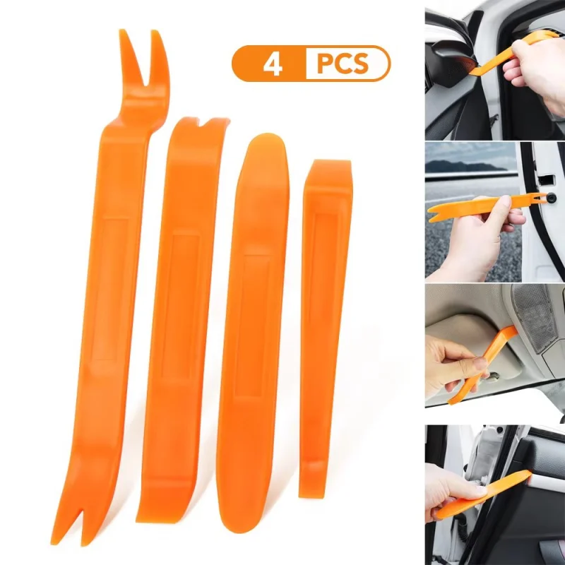 1-12Pcs Professional Automobile Audio Door Clip Panel Trim Dash Auto Radio Removal Pry Tool Set Car Panel Removal Tools