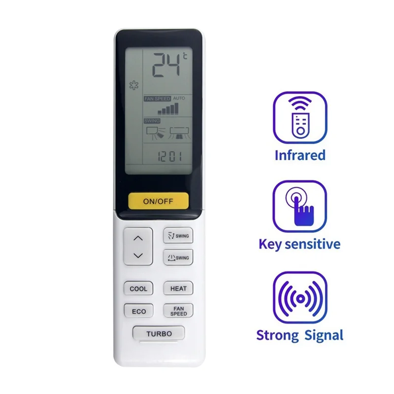 Y14A Replace 0010402886BD A/C Remote Control Unit For Haier Air Conditioner Model Code 0010402886BD