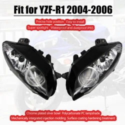 ヤマハモーターサイクルヘッドライト,2004-2006 YZF-R1,yzf r1 yzf 1000 2005,フロントヘッドランプ用