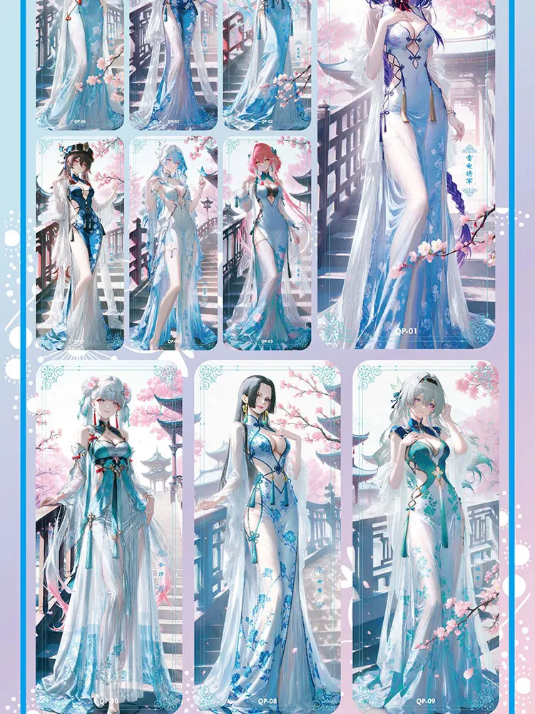 HOUGONG II A5 planches acryliques déesse histoire Collection Anime jeu fille fête maillot de bain Bikini Booster boîte Doujin jouets loisirs cadeau