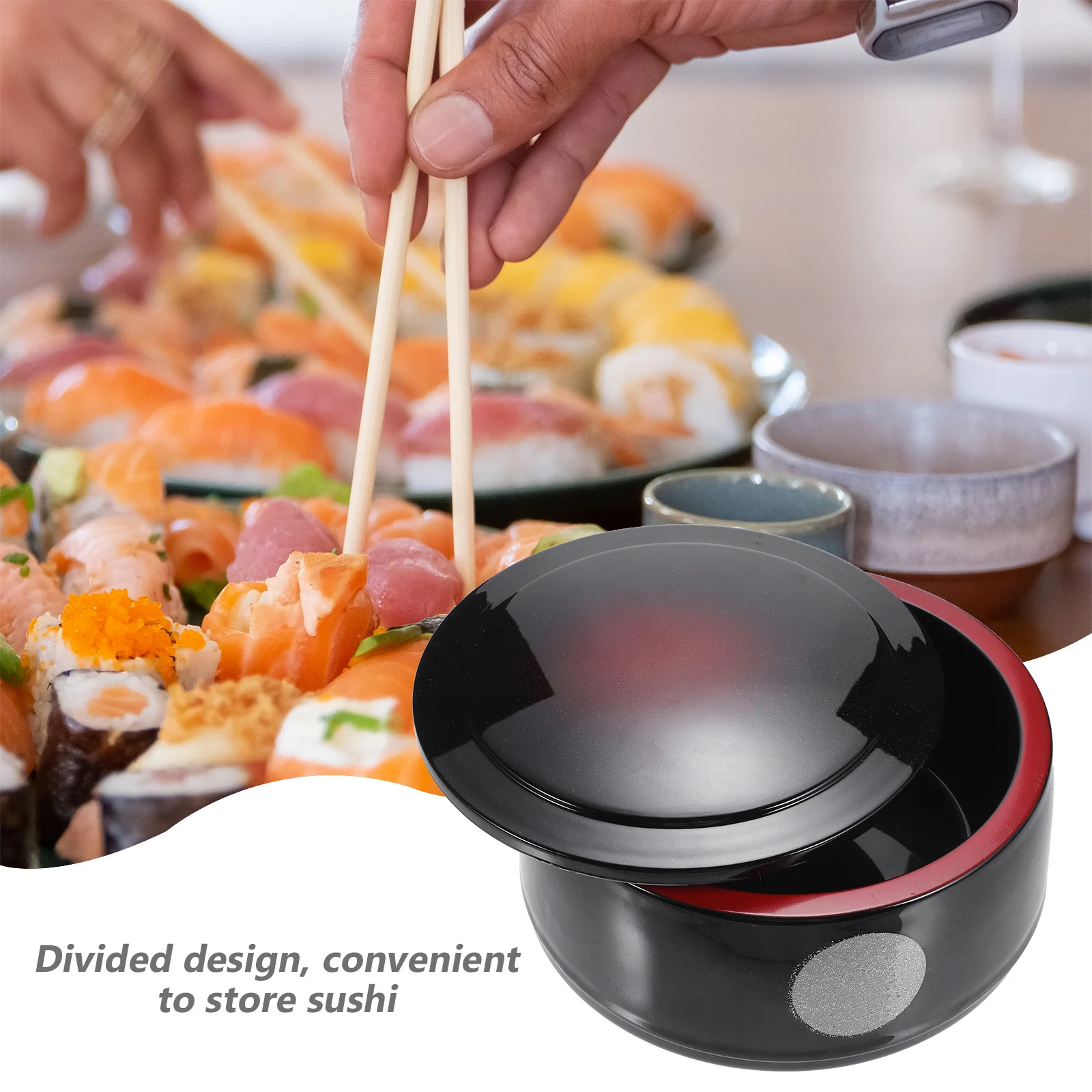 

Japanese Premium Material Food Storage Box Leakproof Sealed Cover for School Work Food Container Bento Tray with Lid