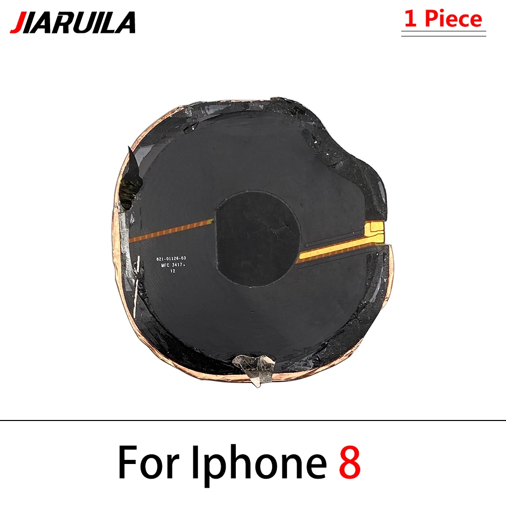 1pcs Wireless Charging Chip NFC Coil With Volume Flex For iPhone X XR XS MAX 11 Pro Max SE 2020 Charger Panel Sticker Flex Cable