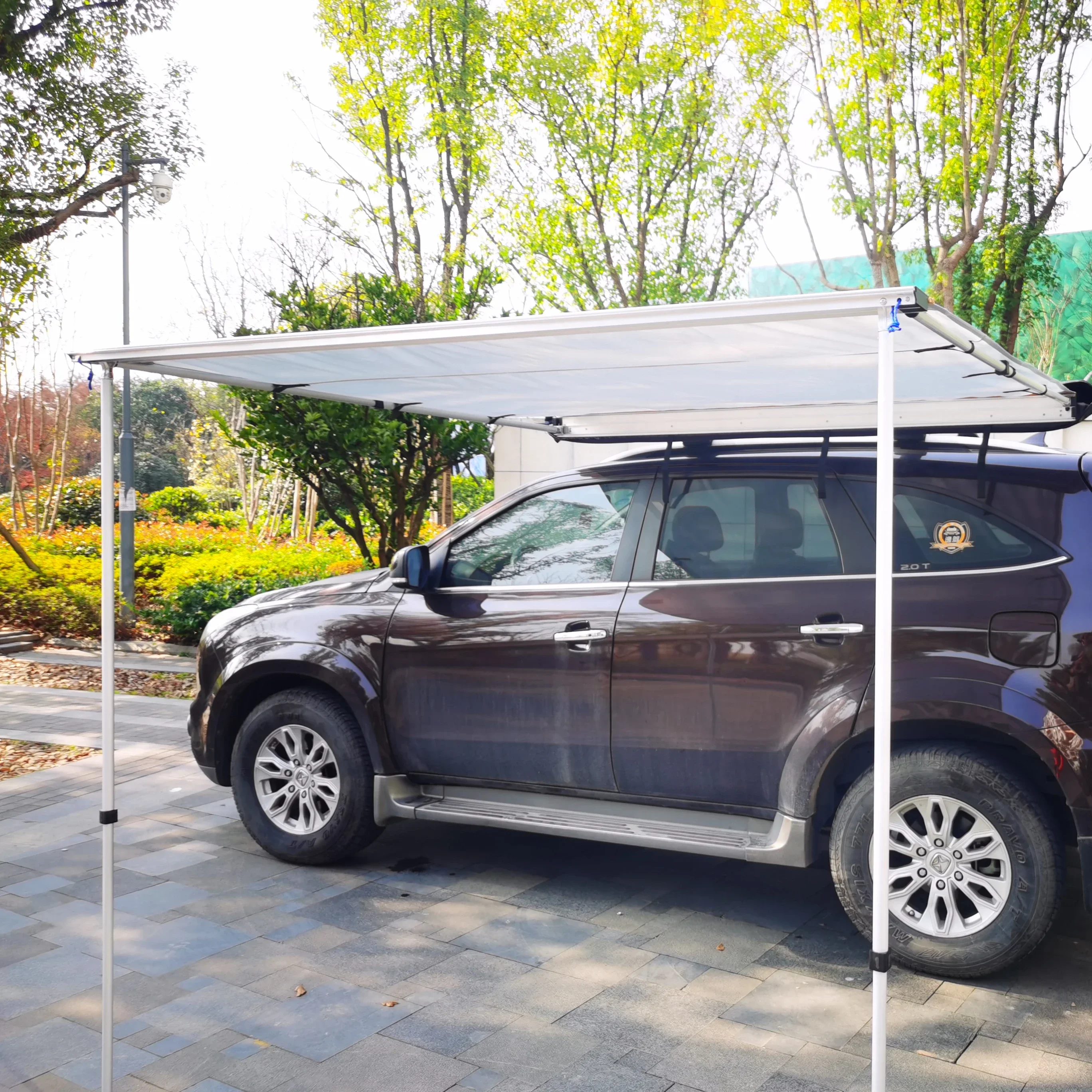 2021 Camping SUV Travel UV50+ Car Rooftop Tent Shade Shelter Car Side Awning for Sale