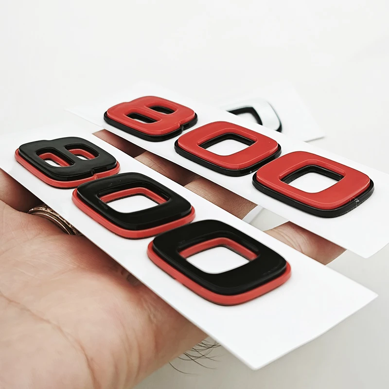 3D ABS Car Styling Logo 800 Decorative Emblem Badge Decal For Mercedes Benz W464 G500 G63 BRABUS G700 G800 900 Rocket Edition