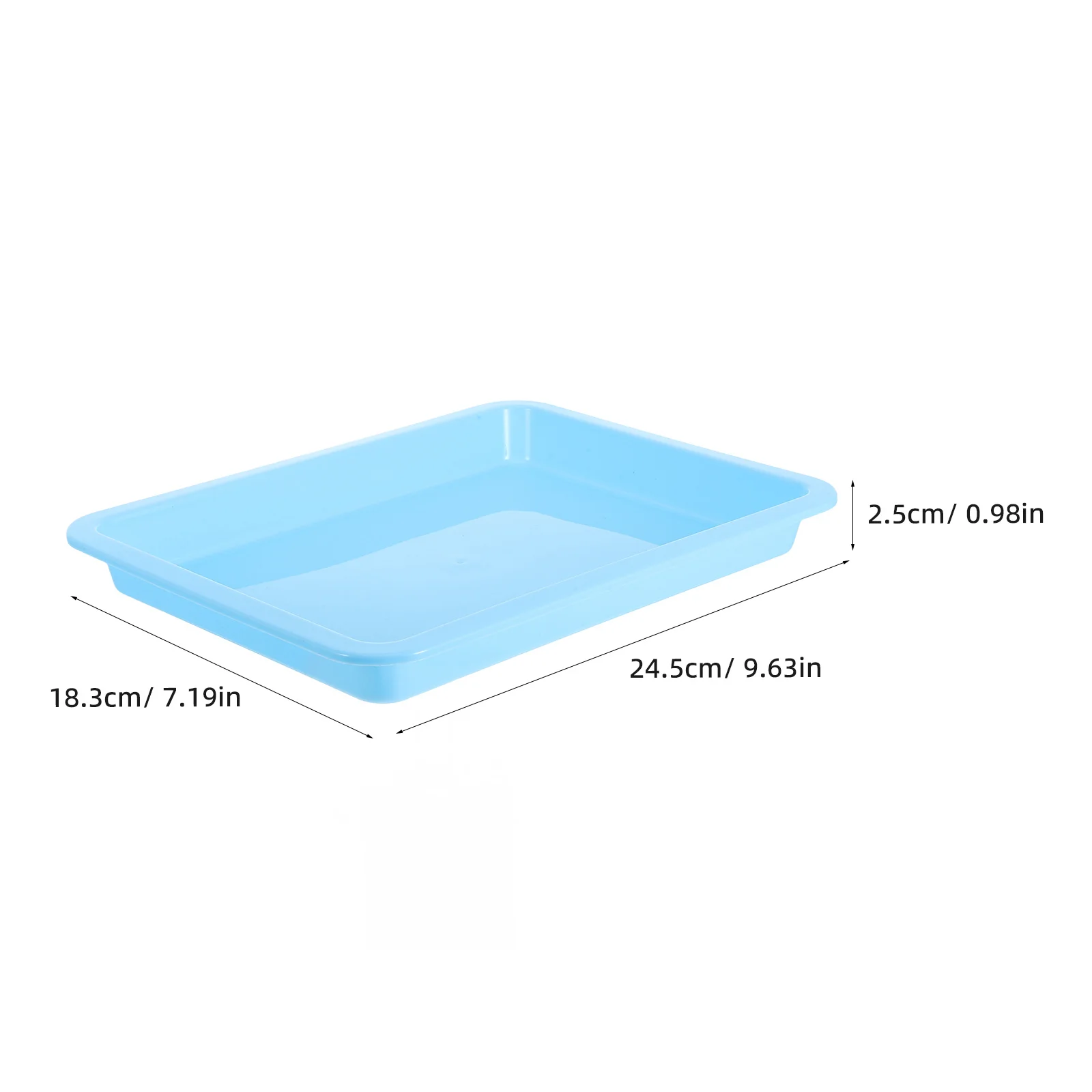 6 قطعة صواني فنية بلاستيكية ملونة قاعدة سميكة غير قابلة للانزلاق للحرف اليدوية اللوحة مشاريع ذاتية الصنع الخرز تنظيم نشاط الفصول الدراسية