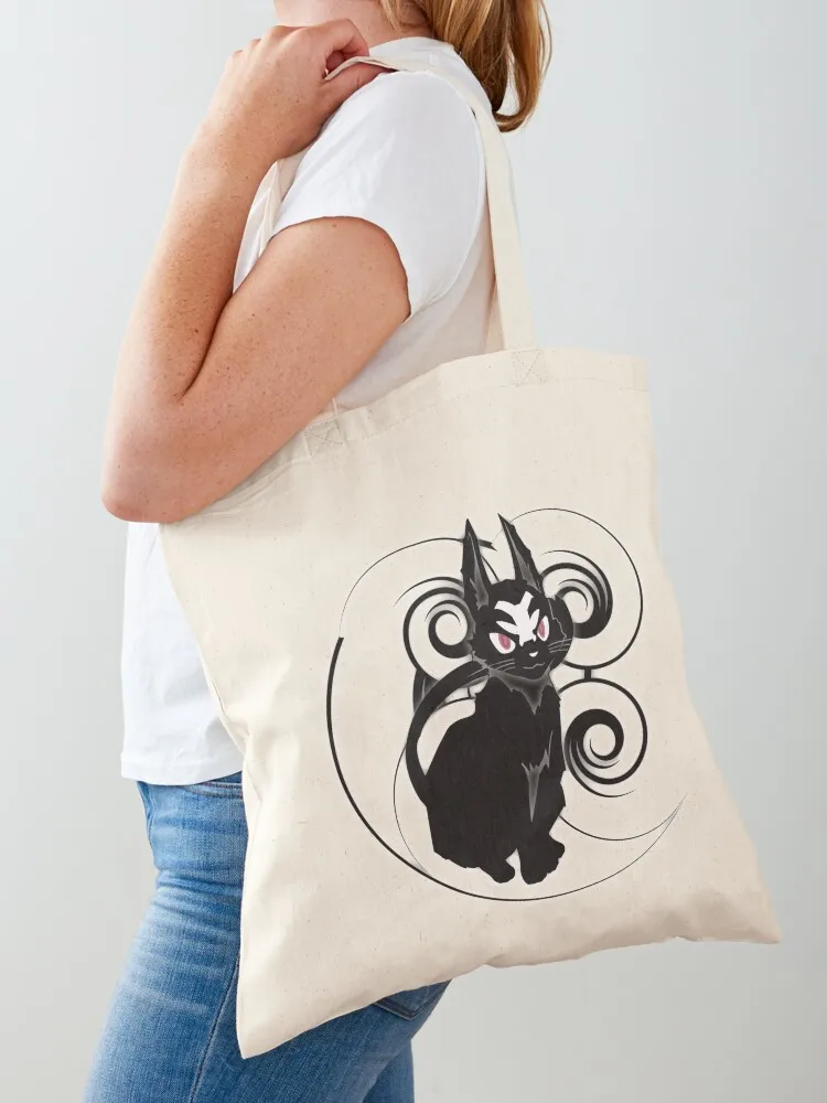 

Misfit Of Demon King Academy - Ivis Necron, Black Cat Tote Bag free delivery bags cute pouch bag Cloth bags