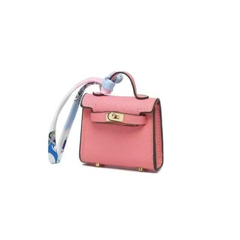 High quality mini bag pendant cute women's headphone bag storage bag keychain hanging decoration versatile