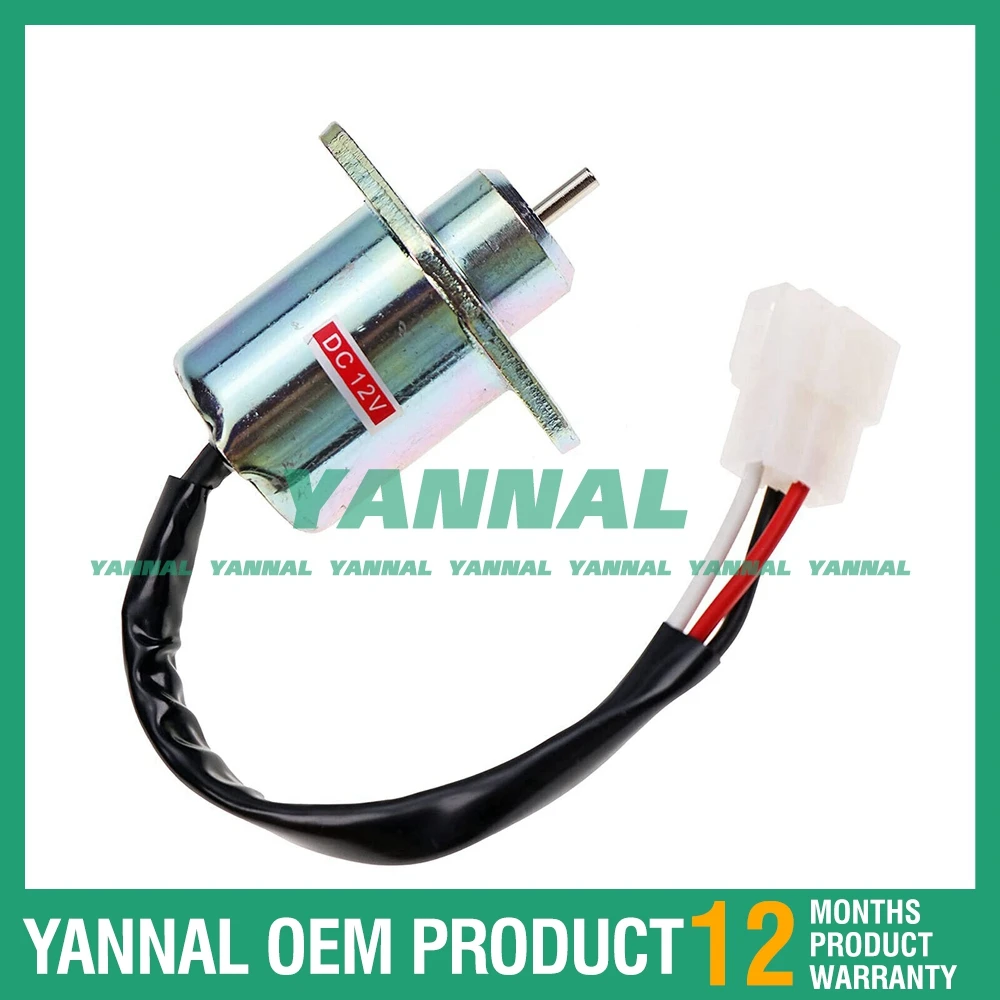 ضمان لمدة سنة لـ Bobcat Loader B100 B200 B250 12V الملف اللولبي لإغلاق الوقود 6680532 #5