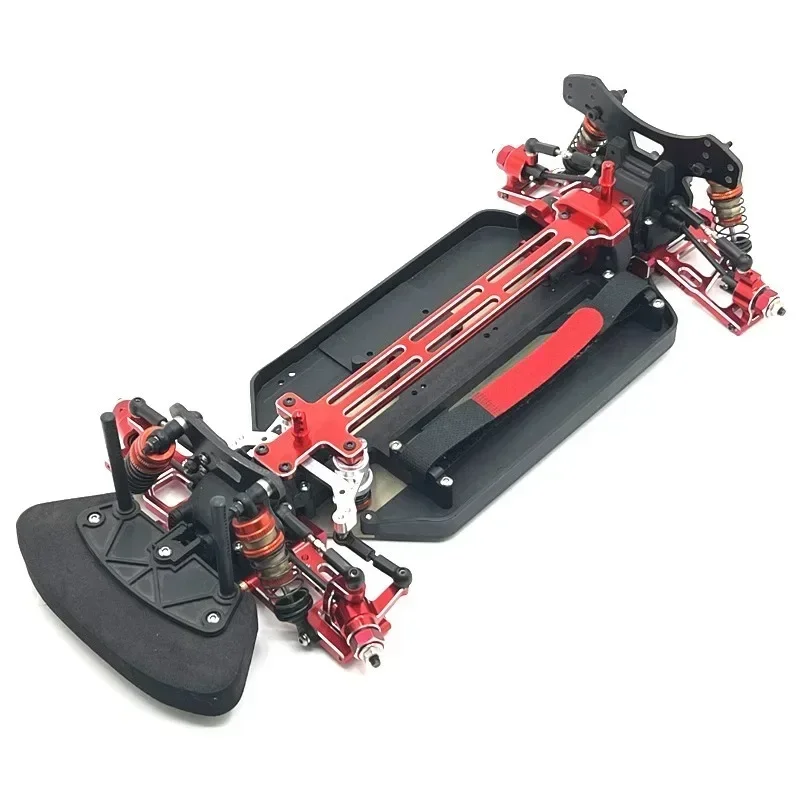 Plaque de deuxième étage en métal pour LC Racing PTG-2 PTG-2R, avec poteau de montage sur corps, pièces de mise à niveau 1/10, accessoires