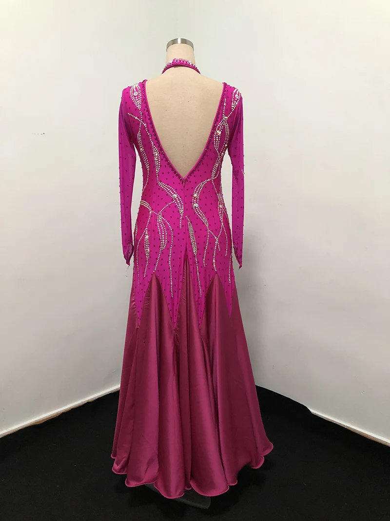 Robe de brevde Concours de Salle de Bal pour Femme, Standard Avancé, Jupe de Valse Moderne, Nouvelle Collection