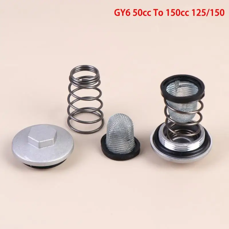 1/2sets Motorcycle Engine Parts Plug Moped Oil Filter Drain Kit For GY6 50cc To 150cc 125/150 For Baotian Benzhou
