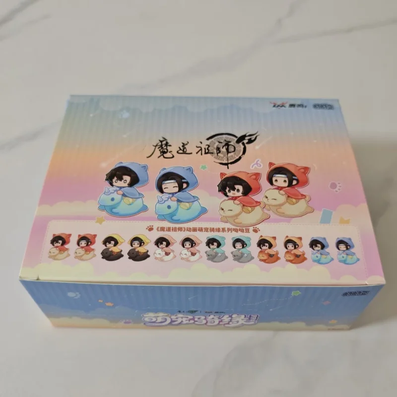 Original Mo Dao Zu Shi Cute Pet Ride Affinity Series Mini Blind Box Wei Wuxian Lan Wangji Mystery Box Anime Figure Kid Gifts