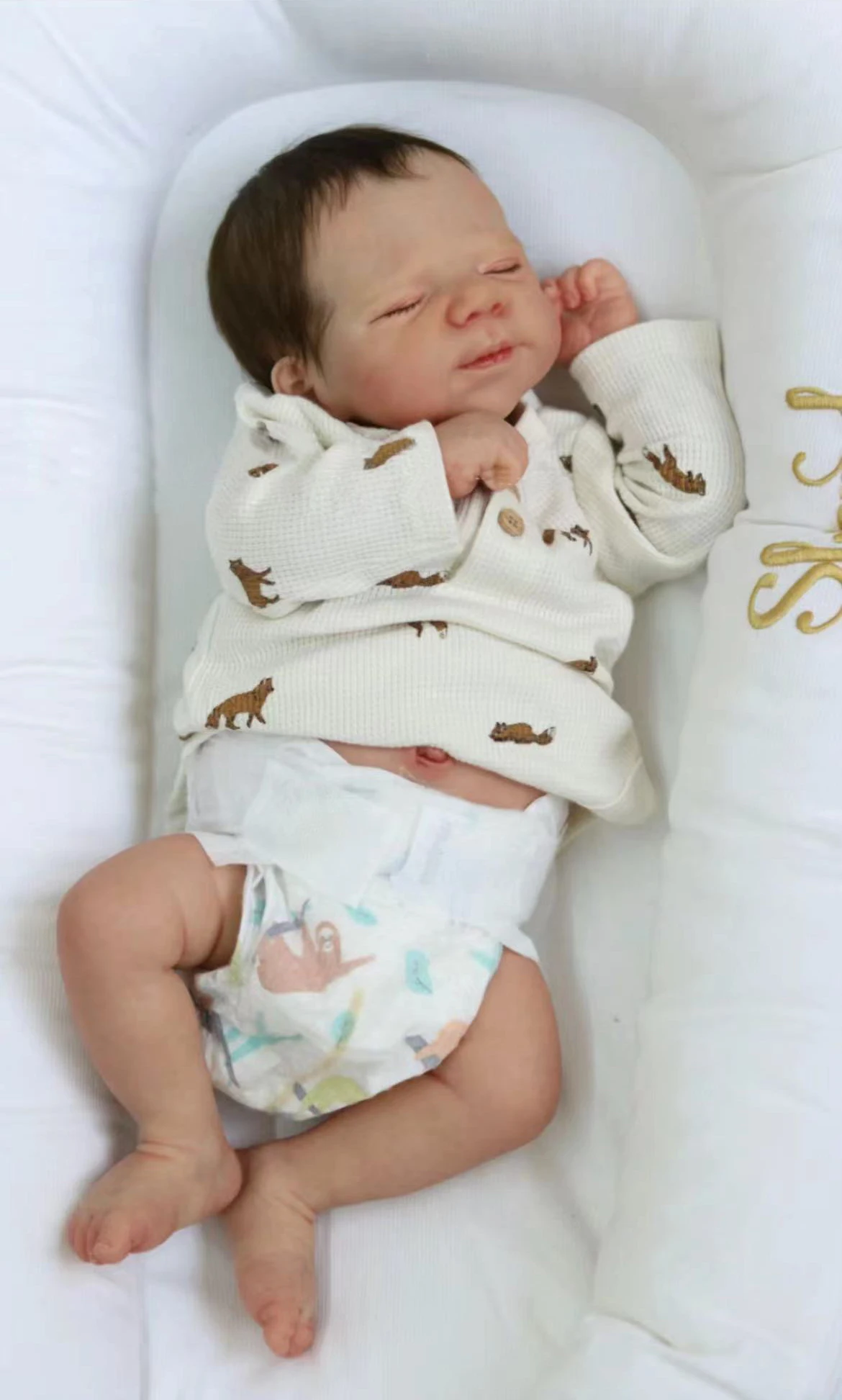 18-20Inch Washable Pascale Bebe Reborn Girl AND Boy With Rooted Hair Soft Touch Vinyl Body Lifelike Real Reborn Doll