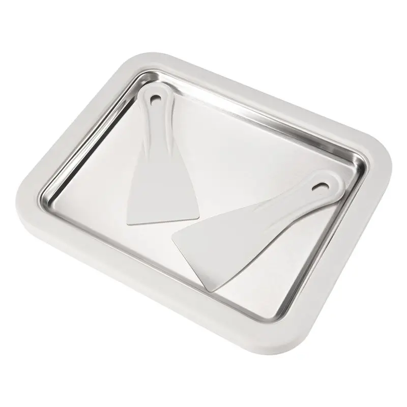 [nouveau-a65z】-machine-a-creme-glacee-plaque-a-rouleaux-pour-creme-glacee-avec-2-spatules-en-plastique-tres-adaptee-a-la-creme-glacee-faite-maison-au-yaourt-congele
