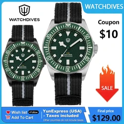 Watchdives EXD V2 40mm Titanium Watch Exchangeable X Design VH31 Sweep Second Movement Quartz Watches Luminous Waterproof 200M