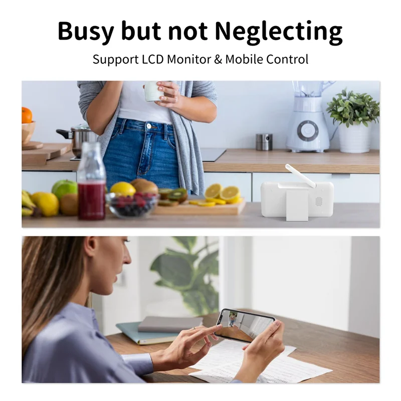 جهاز مراقبة الأطفال عالي الدقة واي فاي مع تطبيق، كاميرا أطفال تكبير 5 بوصة 1080 بكسل، رؤية ليلية، محادثة ثنائية الاتجاه، بطارية 3000 مللي أمبير في الساعة، قابس 1000 قدم-مملكة المتحدة سهل التركيب