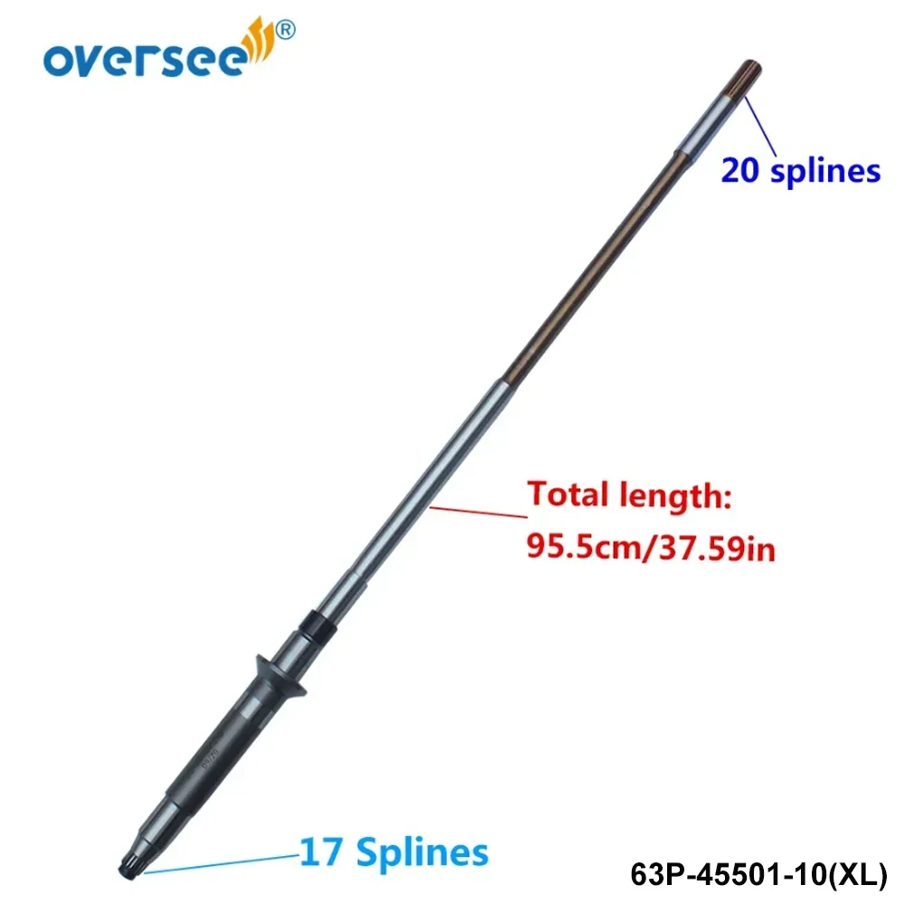 

Oversee 63P-45501 Приводной вал XL для подвесного мотора Yamaha 4T F150HP 25 дюймов, корпус шестерни 63P-45501-10 с использованием нижнего блока