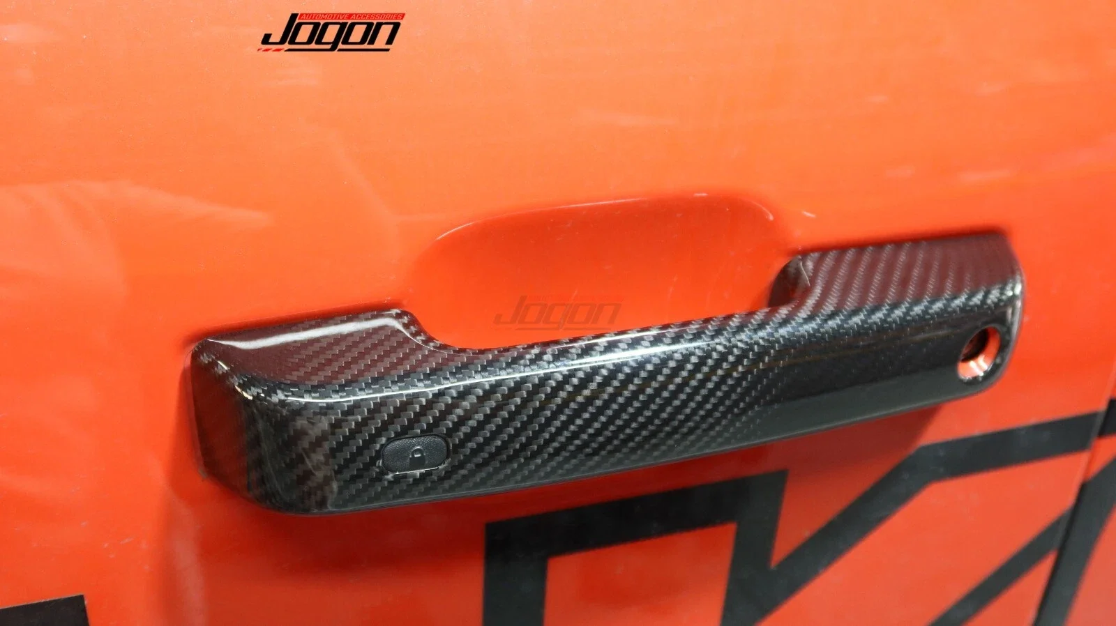Real Dry Carbon Fiber Car Exterior Door Handle Cover Sticker Decor For Ford F150 F-150 Raptor Lariat Platinum Shelby 2021 Up
