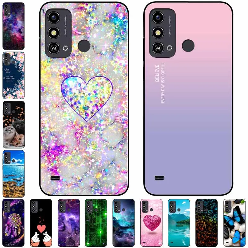 For ZTE Blade A53 Pro / A53+ Case TPU Soft Protective Fashion Silicone Back Covers For ZTE Blade A53 Plus Animal A53Pro Capas