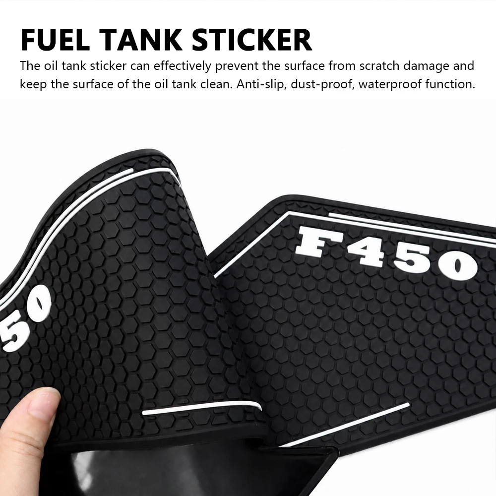 For F450GS Anti-Scratch Fuel Tank Pad Protection Sticker F450GS F 450GS F 450 GS 2026 Non-slip Side Fuel Tank Waterproof Pad