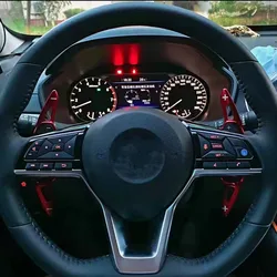 For Nissan Juke F16 2019 2020 2021 Steering Wheel Aluminium Shift Paddle Extension Shifters Device Car Styling Accessories 2022